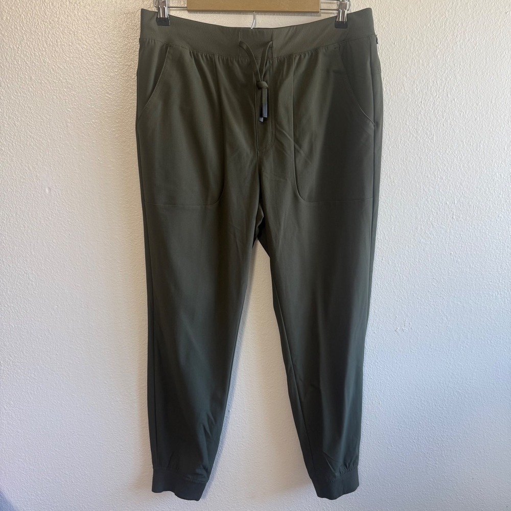 VRST Men's Medium Olive Green Jogger Pants Drawstring Waistband Active Gym